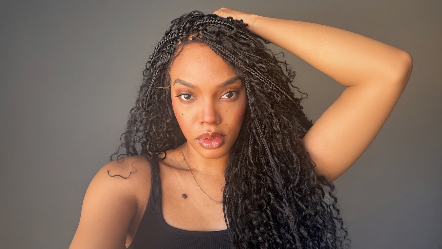 Medium Length Braided Wigs