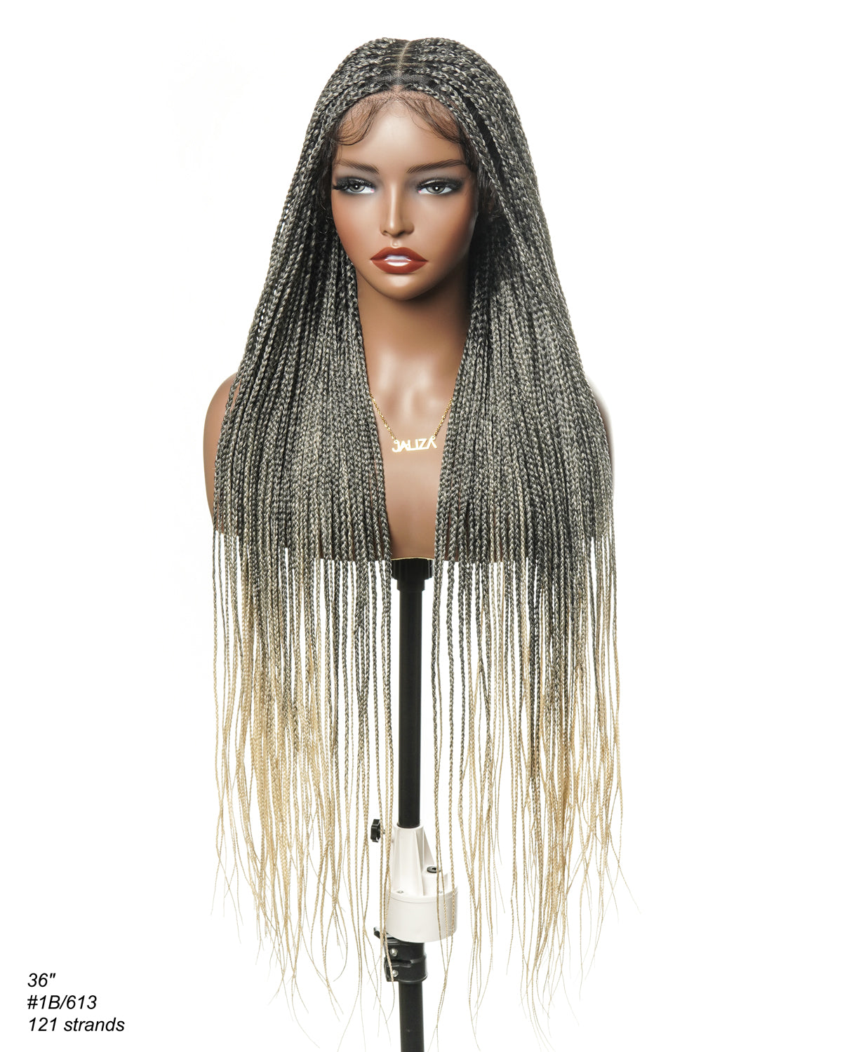 Swiss HD Full Lace Knotless Box Braided Wig