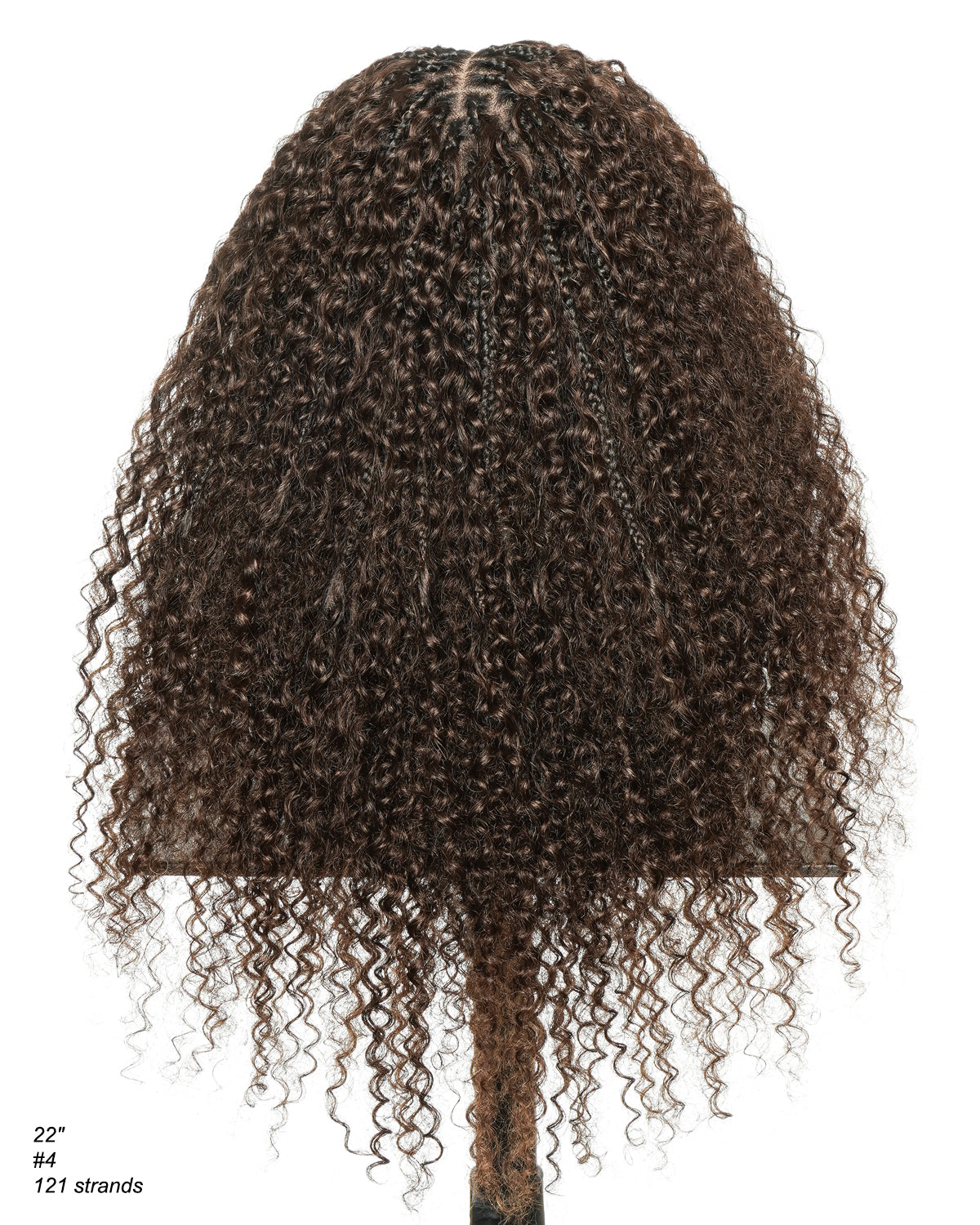 Lulu - Small Head Friendly Glueless Curly Boho Braided Wig (Small Cap Size for Petite Head)