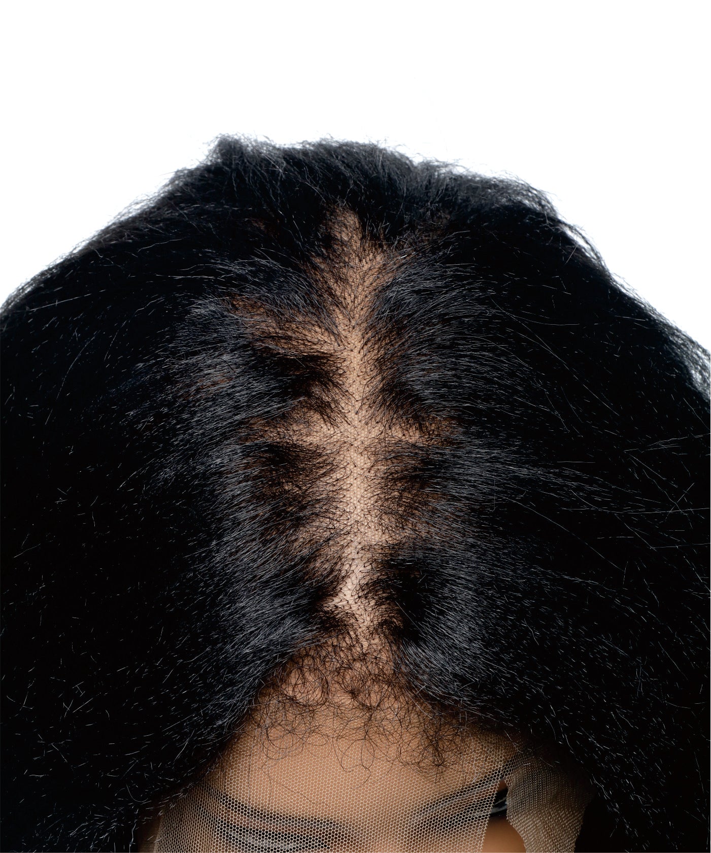 100% Hand-Tied Pre Parted HD Full Lace Cap for Hair Braiding - Suitable for Alopecia Men & Women