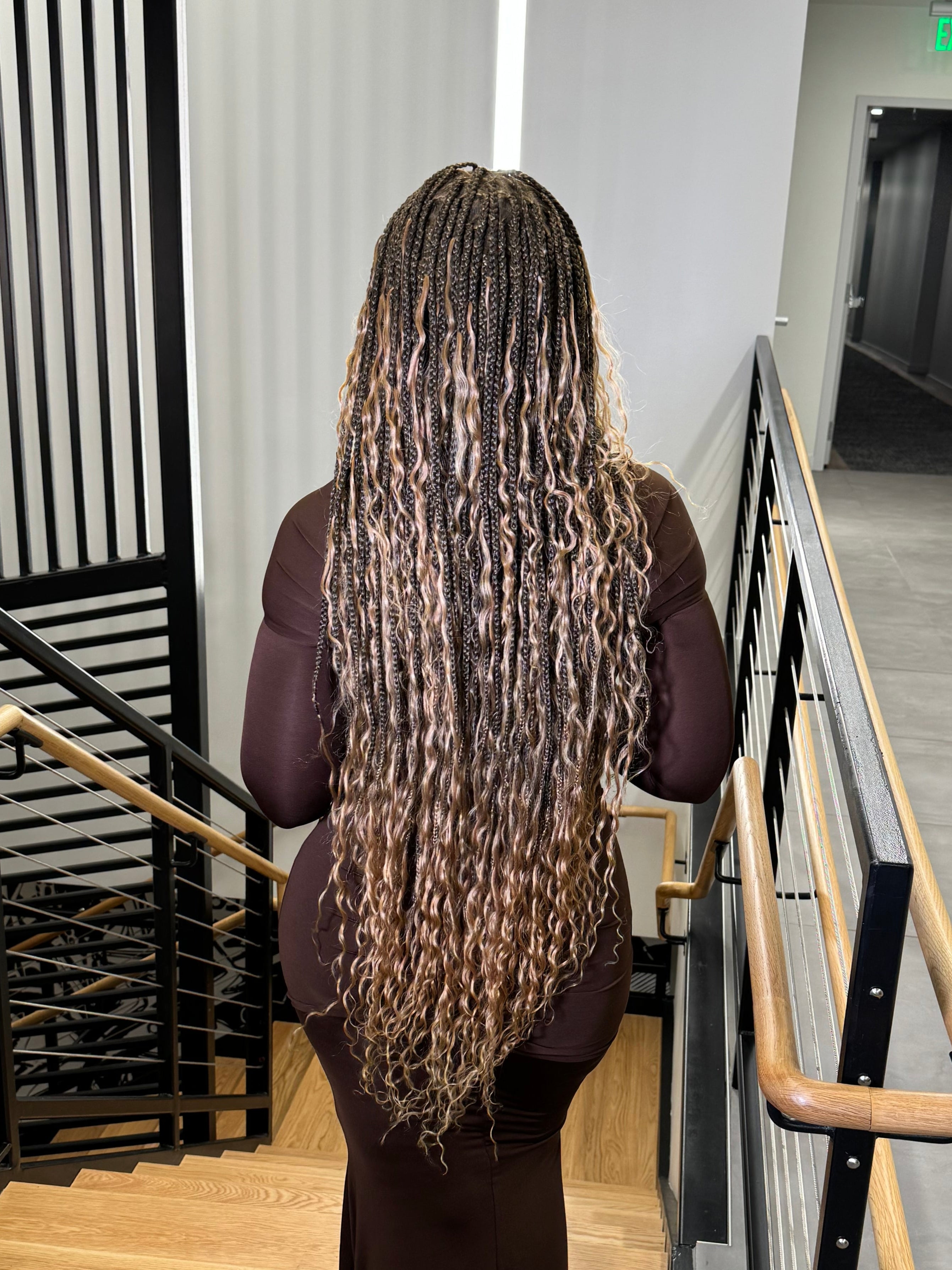 Essential Choice - Small Head Exclusive Boho Braided Wig (Small Cap Size for Petite Head)