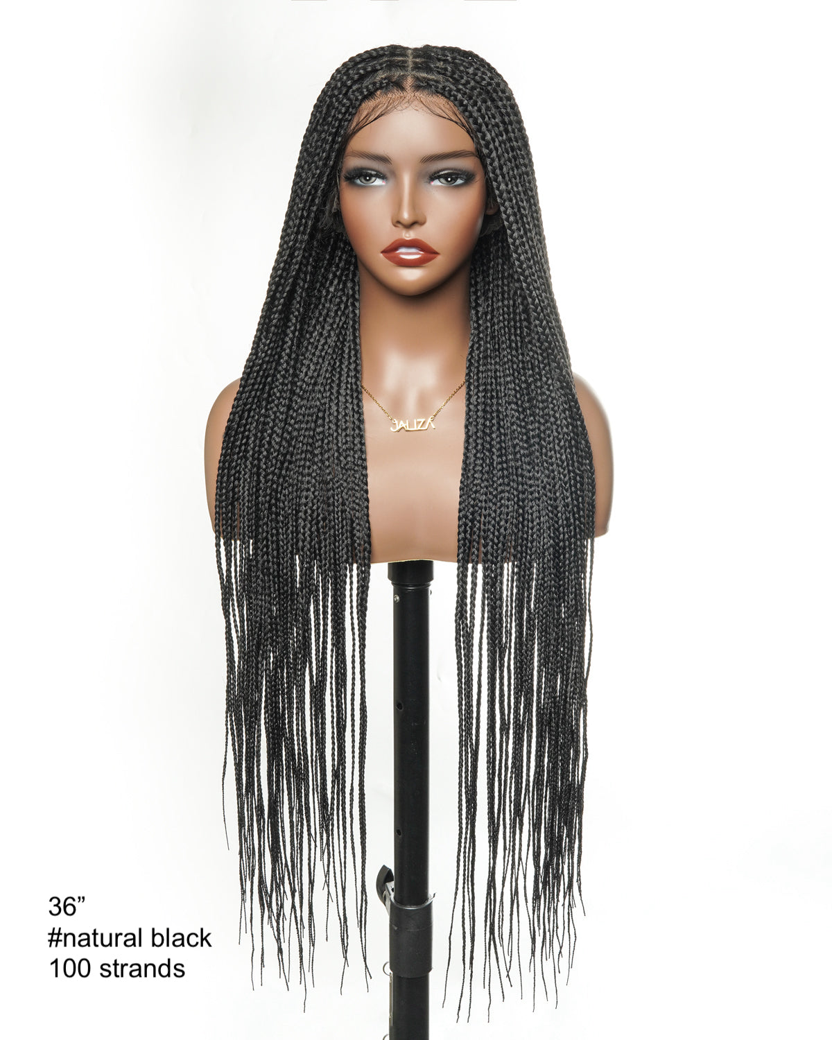 Swiss HD Full Lace Knotless Box Braided Wig