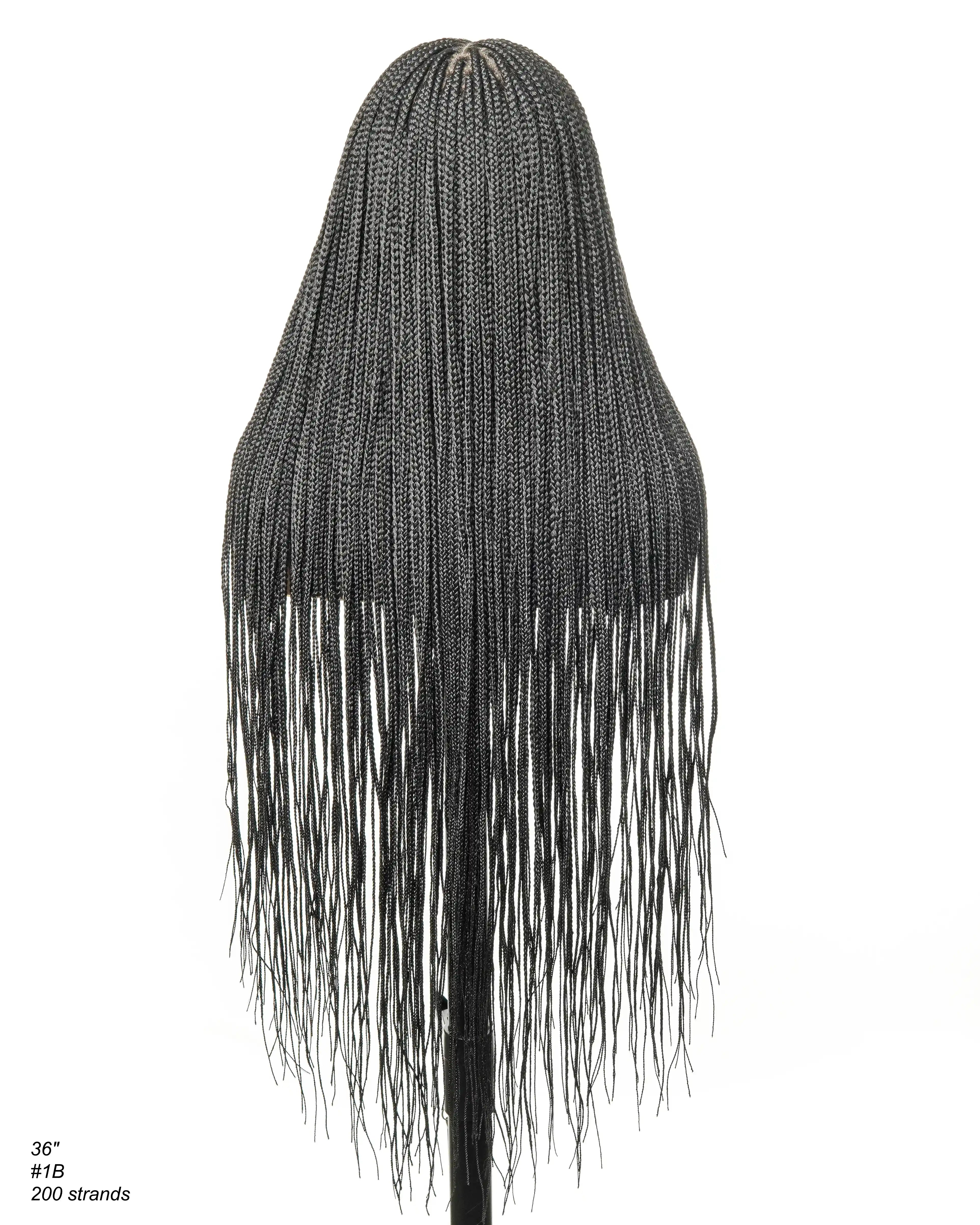 Micro Box Knotless Braided Wig 36" 200 Strands