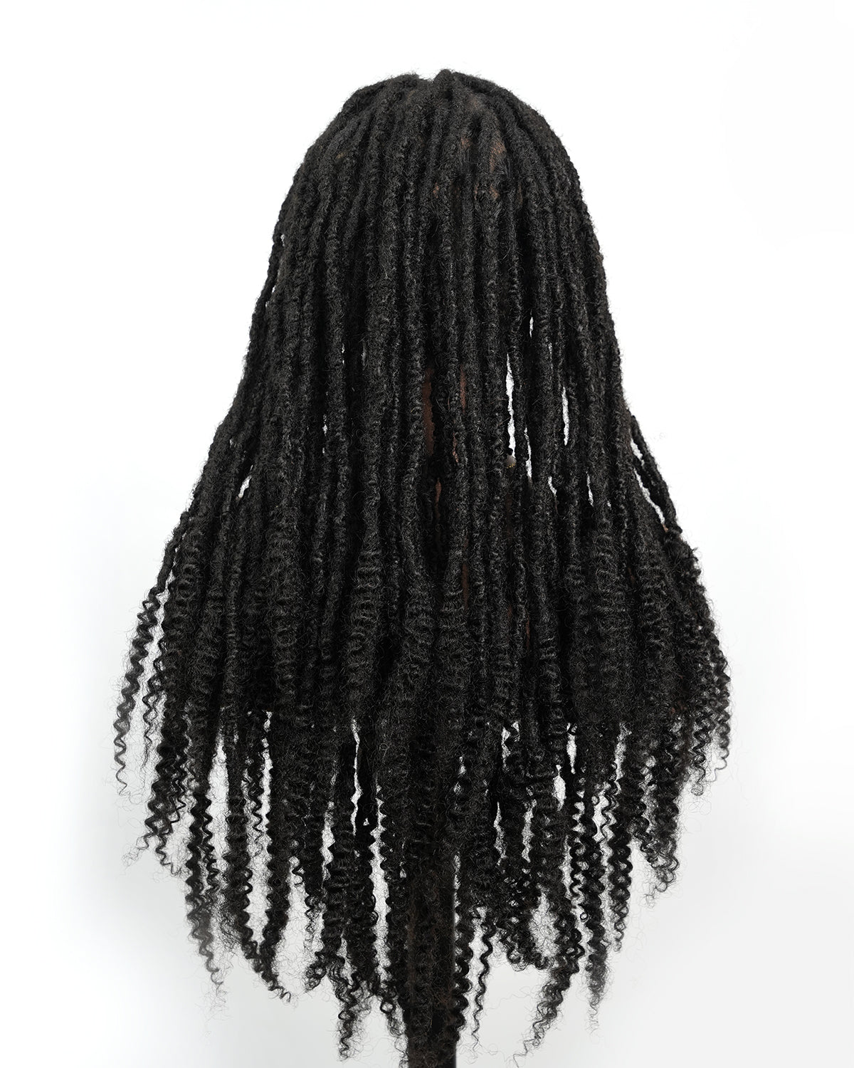 Pre Bleached 100% Human Hair HD Full Lace Salon-level Knotless Dreadlock Wig