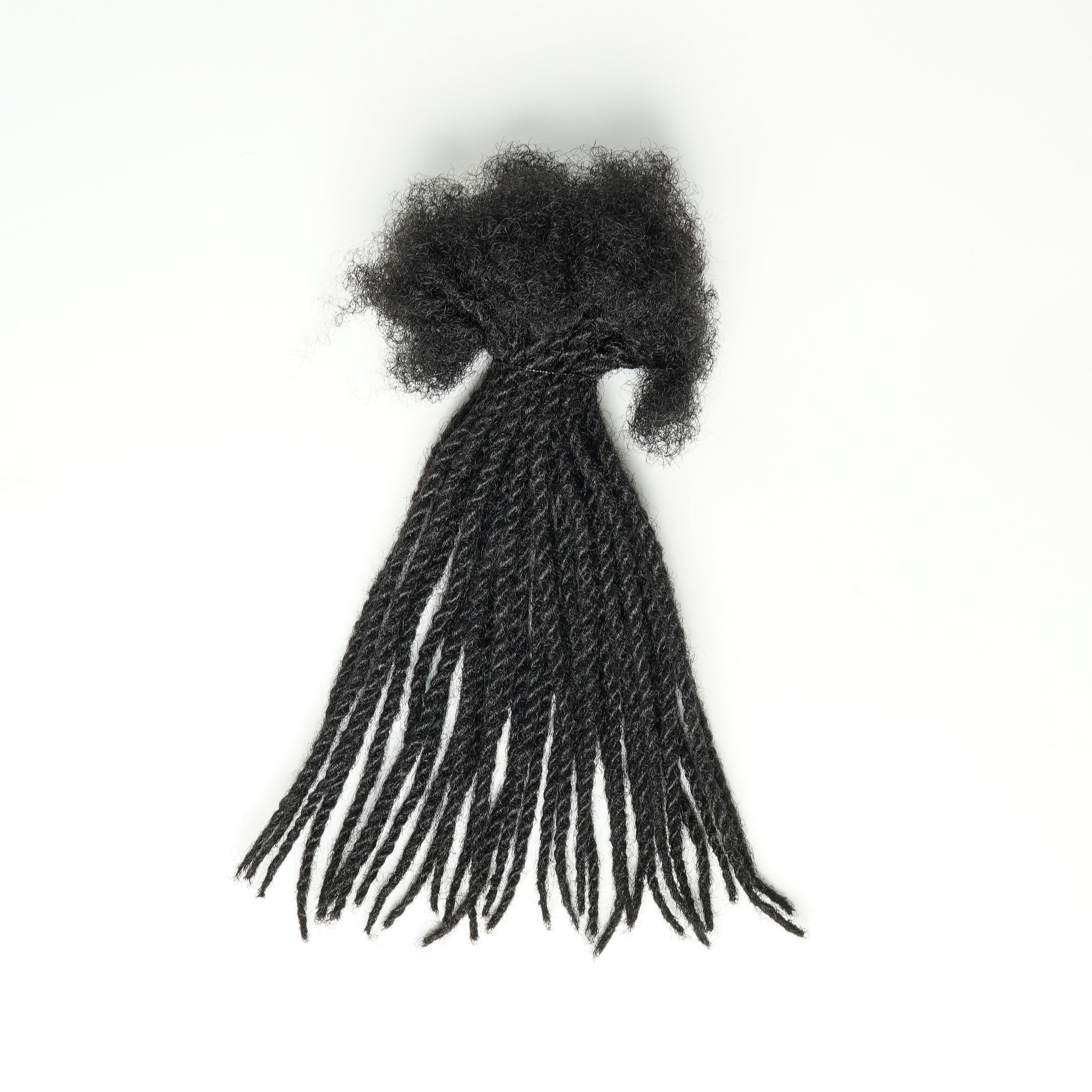 100% Human Hair Locs Extensions Handmade XSmall Width (0.4cm) 30 LOCS/Bundle
