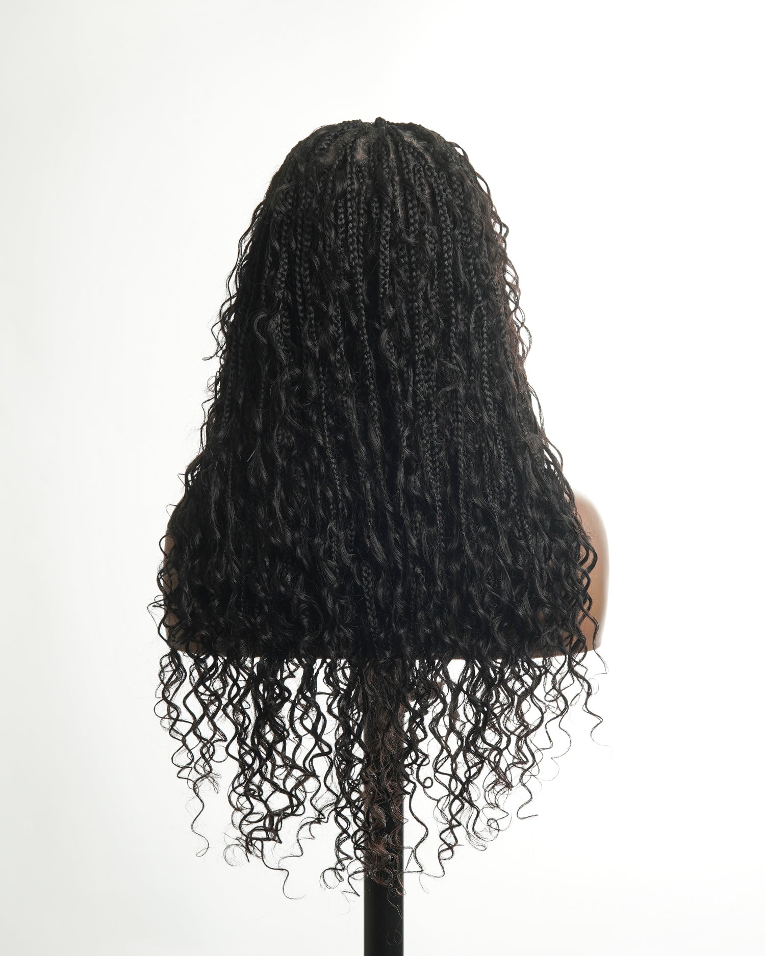 Coco - Glueless Human Hair Braided Wig Pre Cut HD Full Elastic Lace Free Part Ready-To-Go (Lace Not Hand Tied)