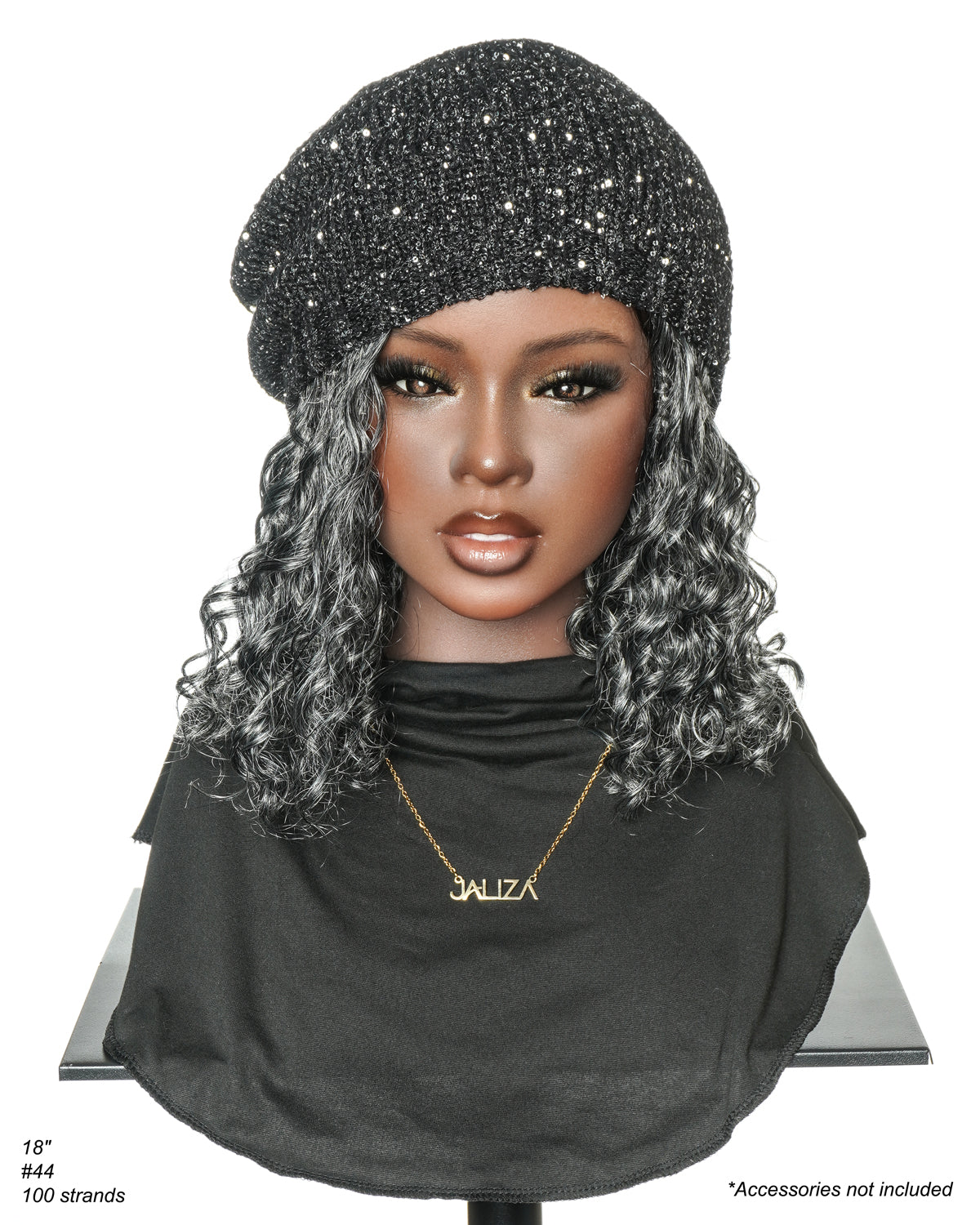 Kiki Bob 12 Inch Pre Bleached Salt & Pepper Boho Box Braided Wig