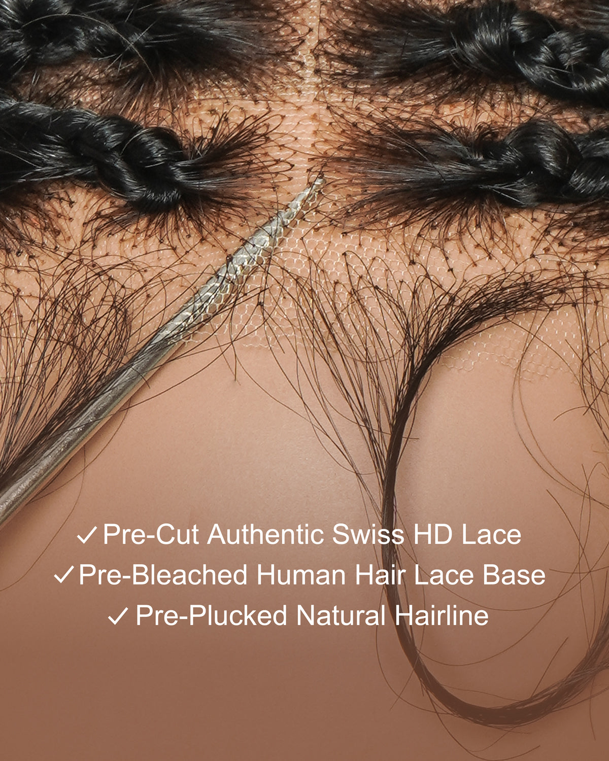 Lulu - Small Head Friendly Glueless Curly Boho Braided Wig (Small Cap Size for Petite Head)