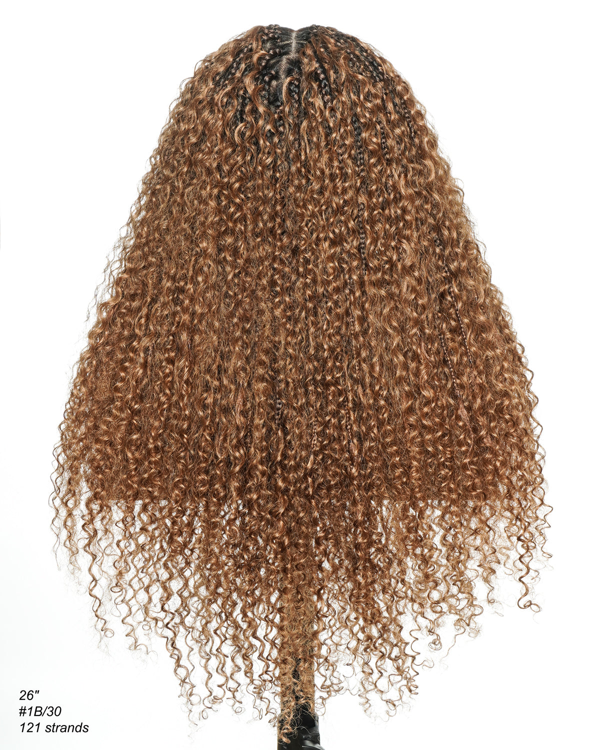 Lulu - Small Head Friendly Glueless Curly Boho Braided Wig (Small Cap Size for Petite Head)