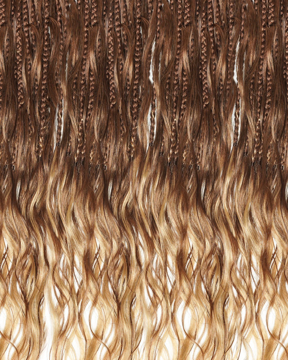 Small Pack 20 Strands Crochet Boho Braids - 12"-24" Loose Body Wave Human Hair Boho Curls ($20 Off as Add-On)