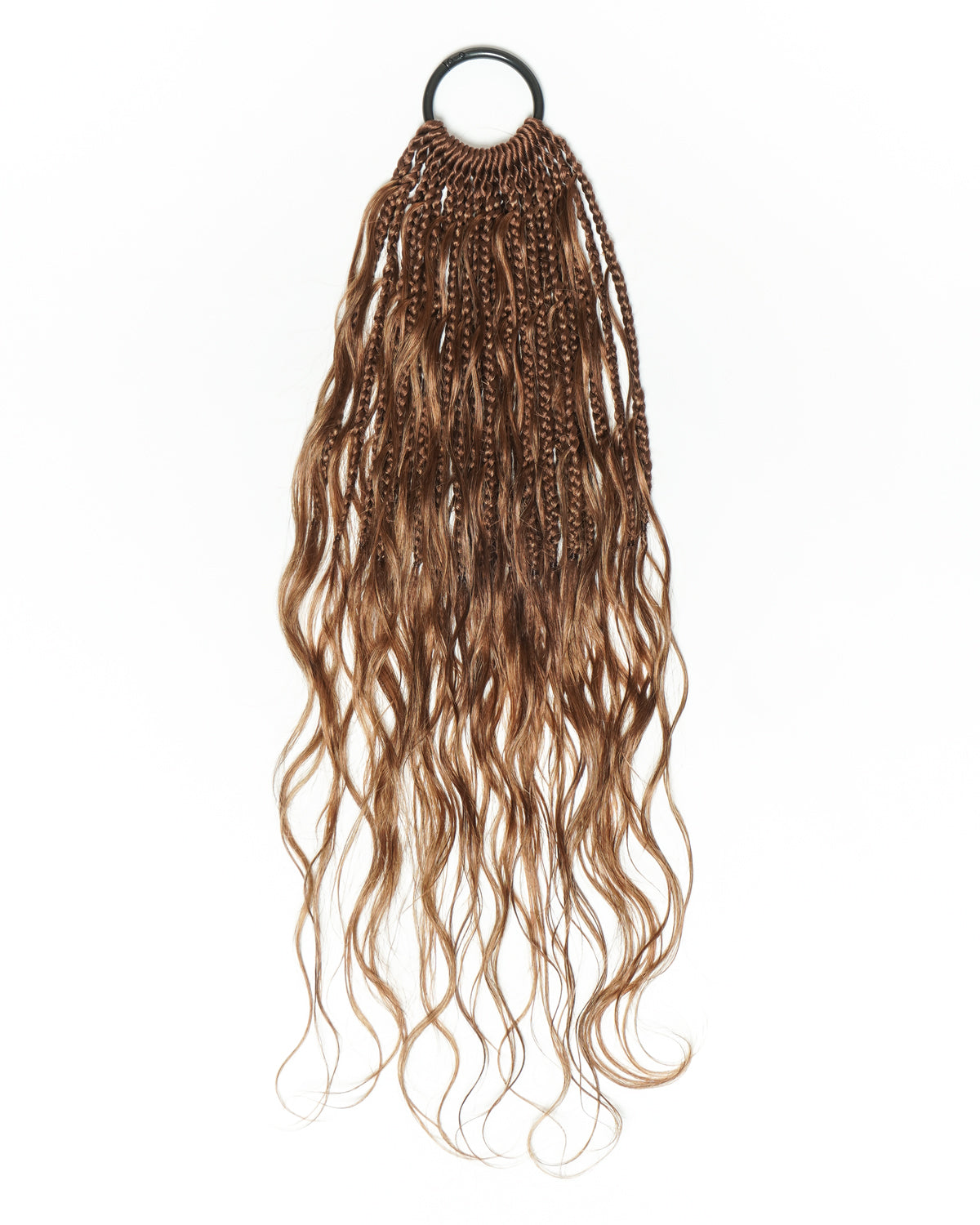 Small Pack 20 Strands Crochet Boho Braids - 12"-24" Loose Body Wave Human Hair Boho Curls ($20 Off as Add-On)