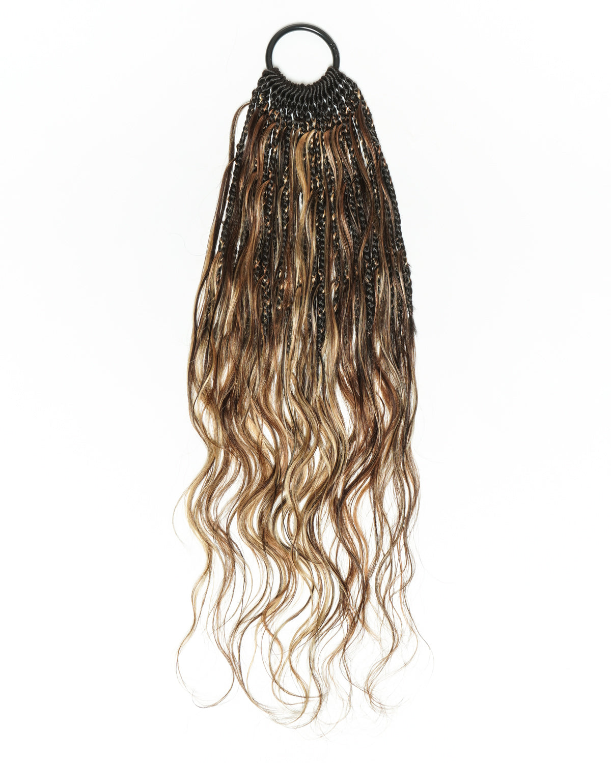 Small Pack 20 Strands Crochet Boho Braids - 12"-24" Loose Body Wave Human Hair Boho Curls ($20 Off as Add-On)