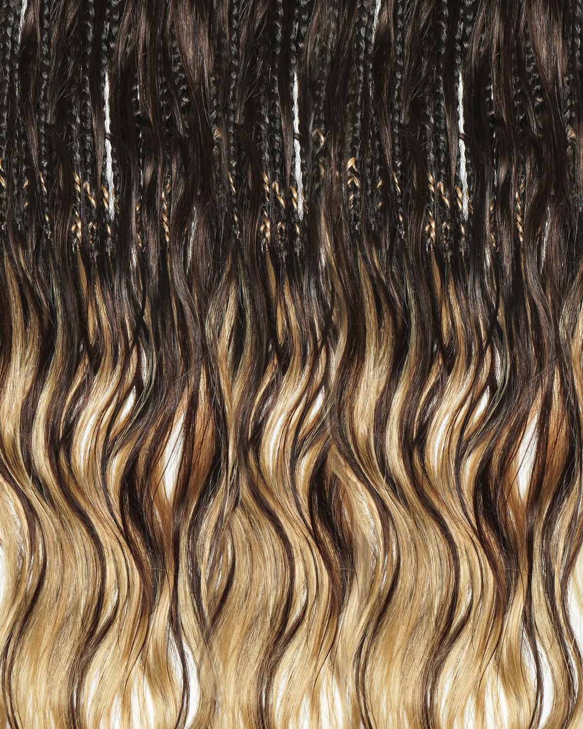 Small Pack 20 Strands Crochet Boho Braids - 12"-24" Loose Body Wave Human Hair Boho Curls ($20 Off as Add-On)