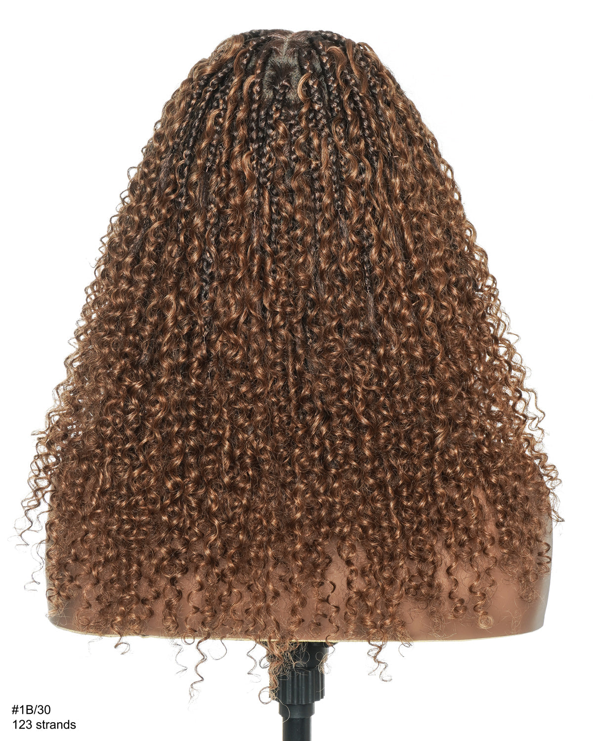 Lulu - Small Head Friendly Glueless Curly Boho Braided Wig (Small Cap Size for Petite Head)