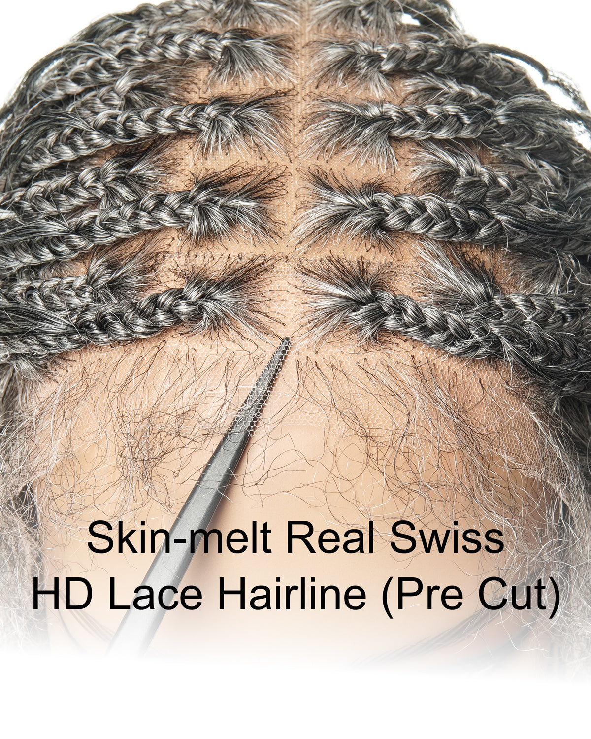 Essential Choice - Small Head Exclusive Boho Braided Wig (Small Cap Size for Petite Head)