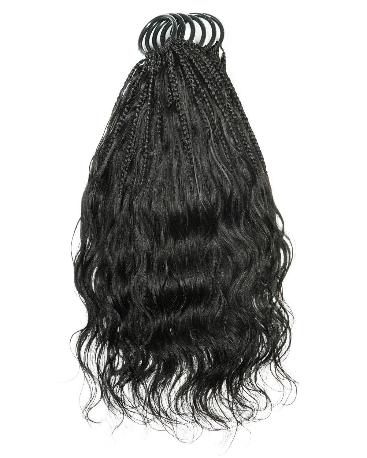 18" Ghost Loop™ Crochet Boho Braids With Body Wave Human Hair Curls