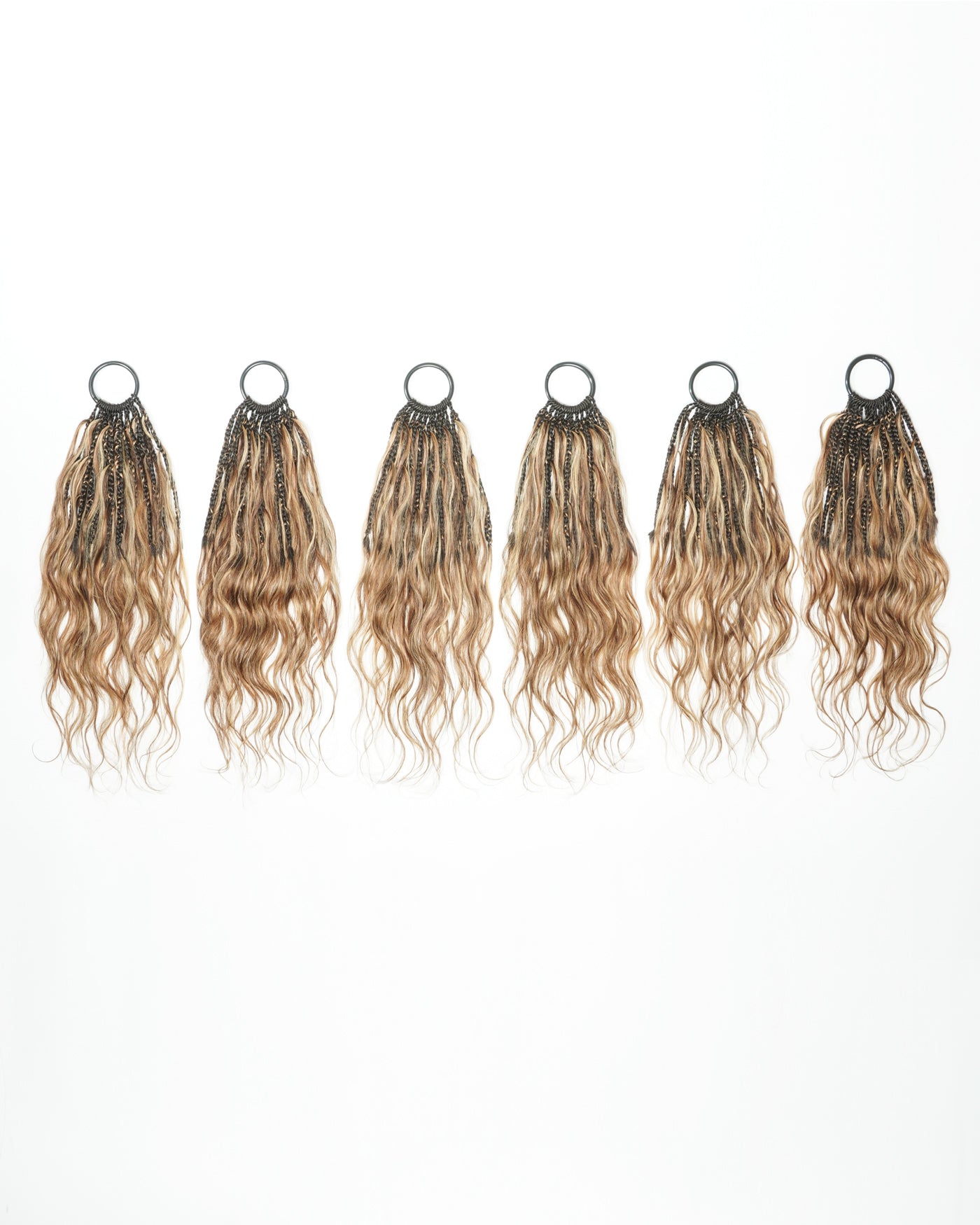 18" Ghost Loop™ Crochet Boho Braids With Body Wave Human Hair Curls