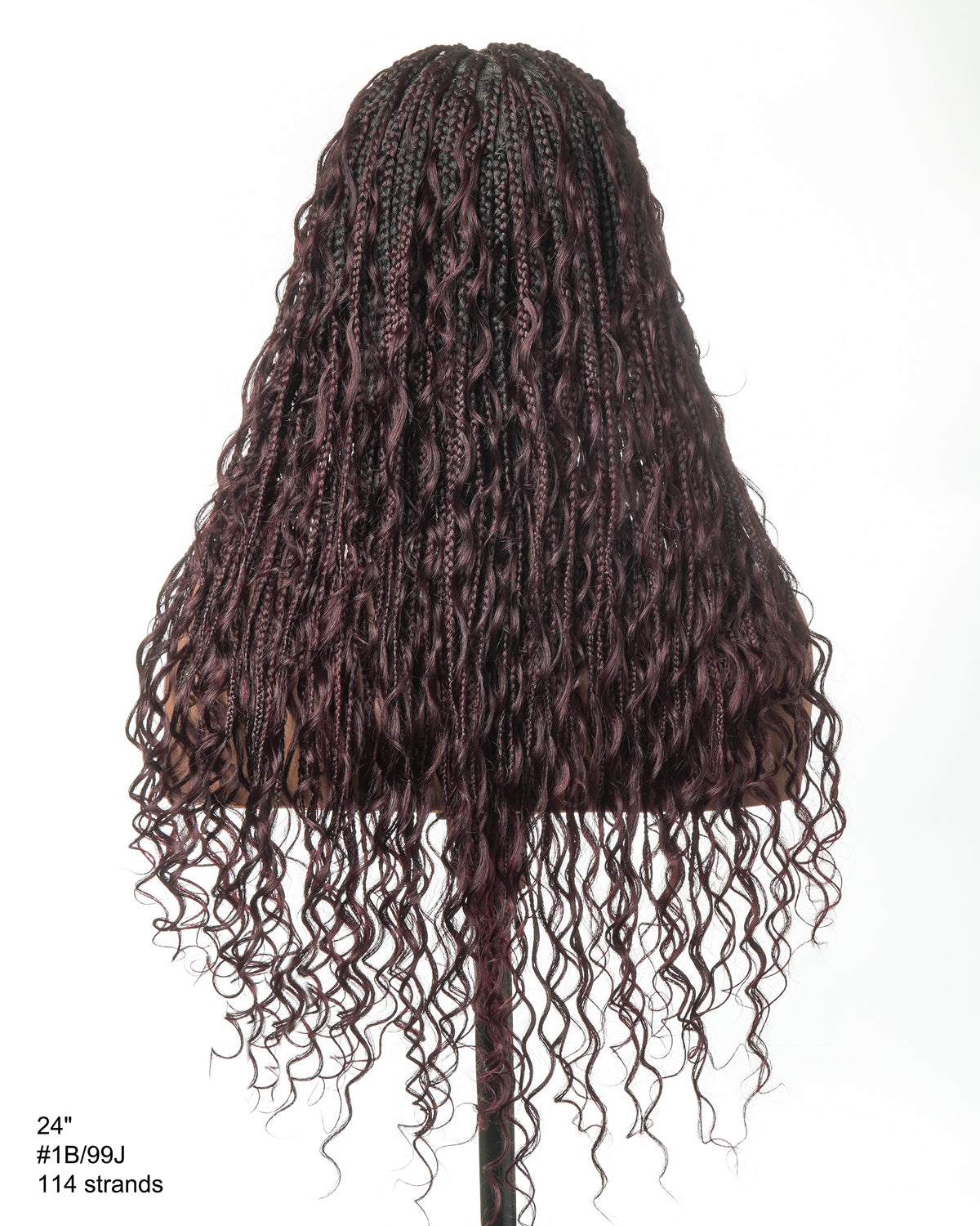 Coco - Glueless Human Hair Braided Wig Pre Cut HD Full Elastic Lace Free Part Ready-To-Go (Lace Not Hand Tied)