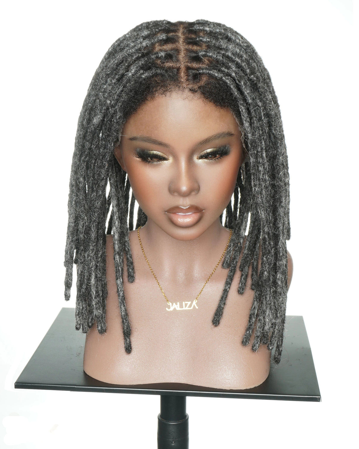 Salon Level Dreadlock 100% Human Hair Pre Bleached Swiss HD Full Lace Wig (Single braid is 6.5"-8.2")