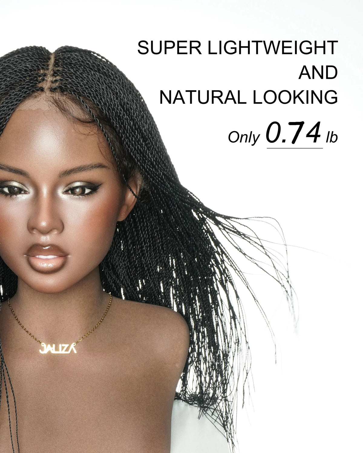 18" Mica Micro Twist Full Lace Braids Wig