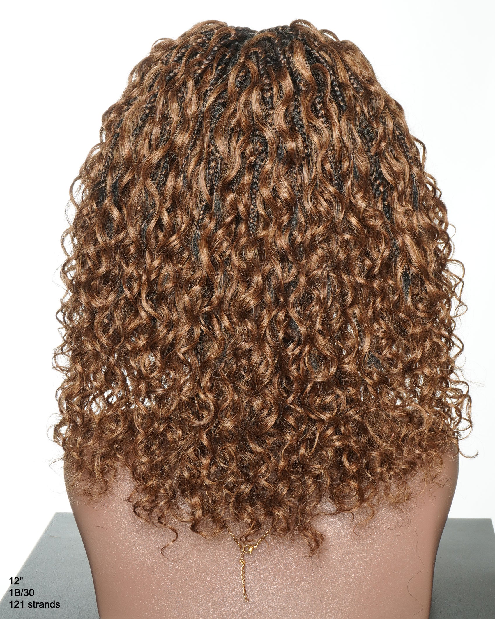 Nami 12" - JALIZA Slip-On™ Glueless Water Wave Pre Bleached HD Full Lace Braided Wig