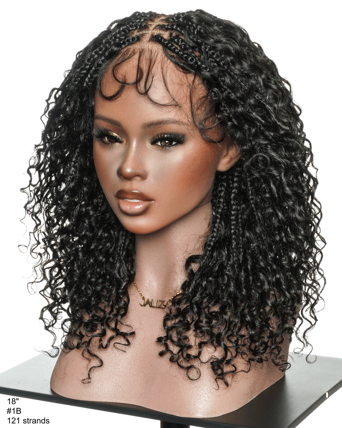 Nami - JALIZA Slip-On™ Glueless Water Wave Boho Box Braided Wig