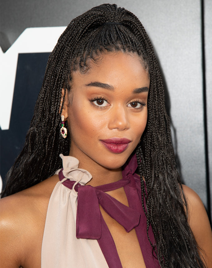 . Can you suggest box braid styles that transition well from day to night events?