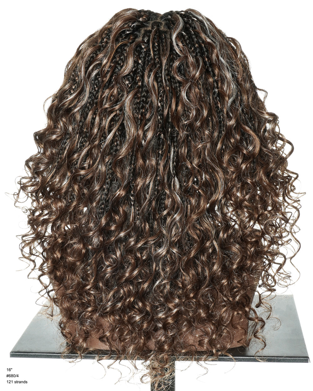 JALIZA Slip-On™ Blend Color 680 Deep Wave Boho Box Full Lace Braided Wig