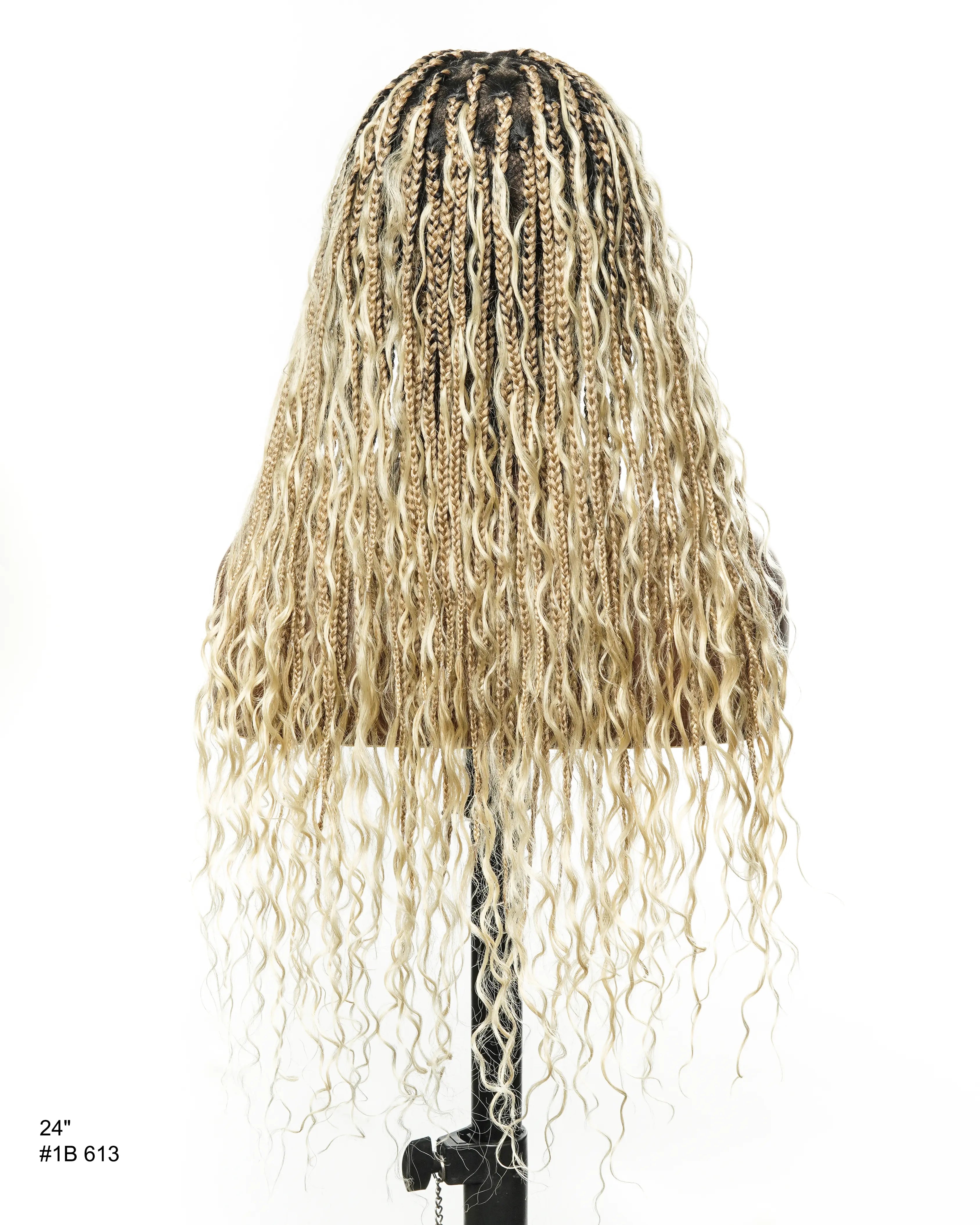 Essential Choice - Small Head Exclusive Boho Braided Wig (Small Cap Size for Petite Head)