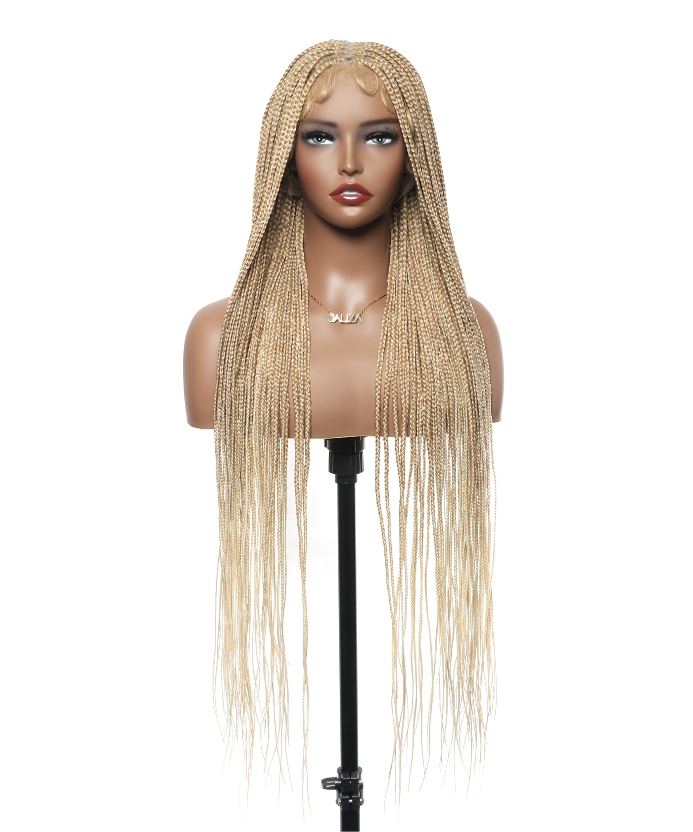 48" Lightweight Knotless HD Full Lace Box Braided Wig