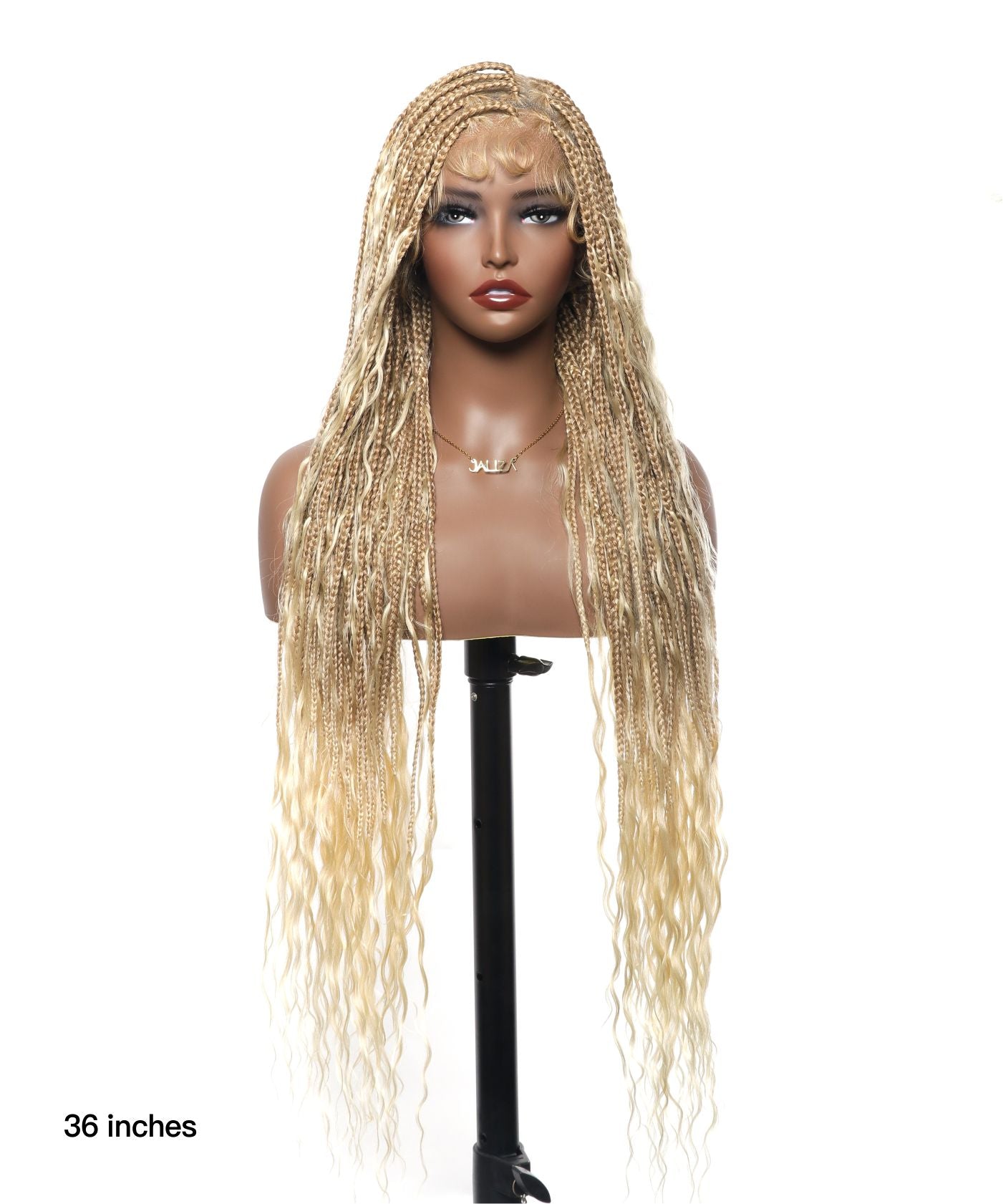 Essential Choice - Small Head Exclusive Boho Braided Wig (Small Cap Size for Petite Head)