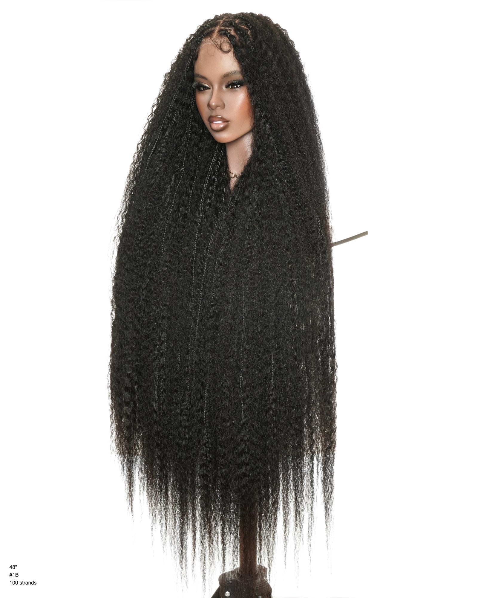Celia Kinky Straight 48" Kinky Straight Bora Bora Braided Wig