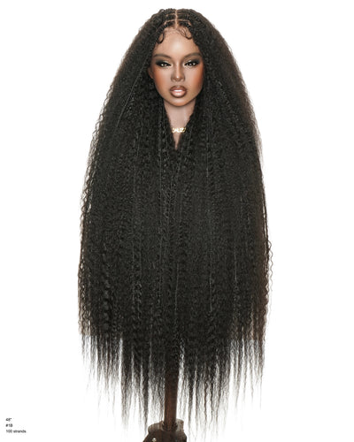 Celia Kinky Straight 48" Kinky Straight Bora Bora Braided Wig
