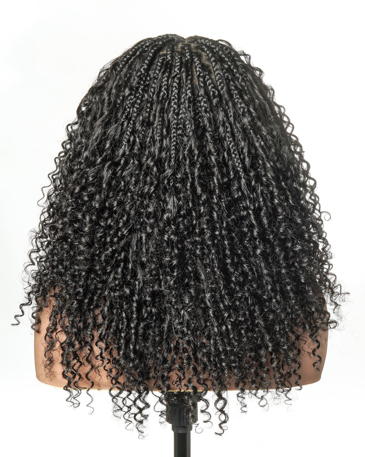 Lulu - Small Head Friendly Glueless Curly Boho Braided Wig (Small Cap Size for Petite Head)