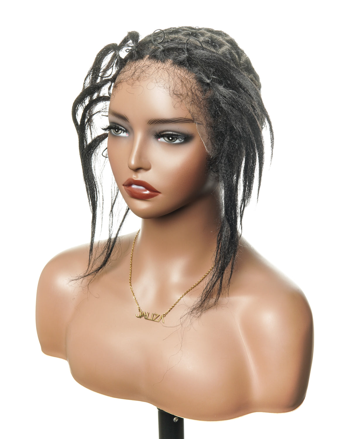HD Full Lace Cap for Hair Braiding - Human Hair Baby Hair - For Alopecia & Thinning Hair