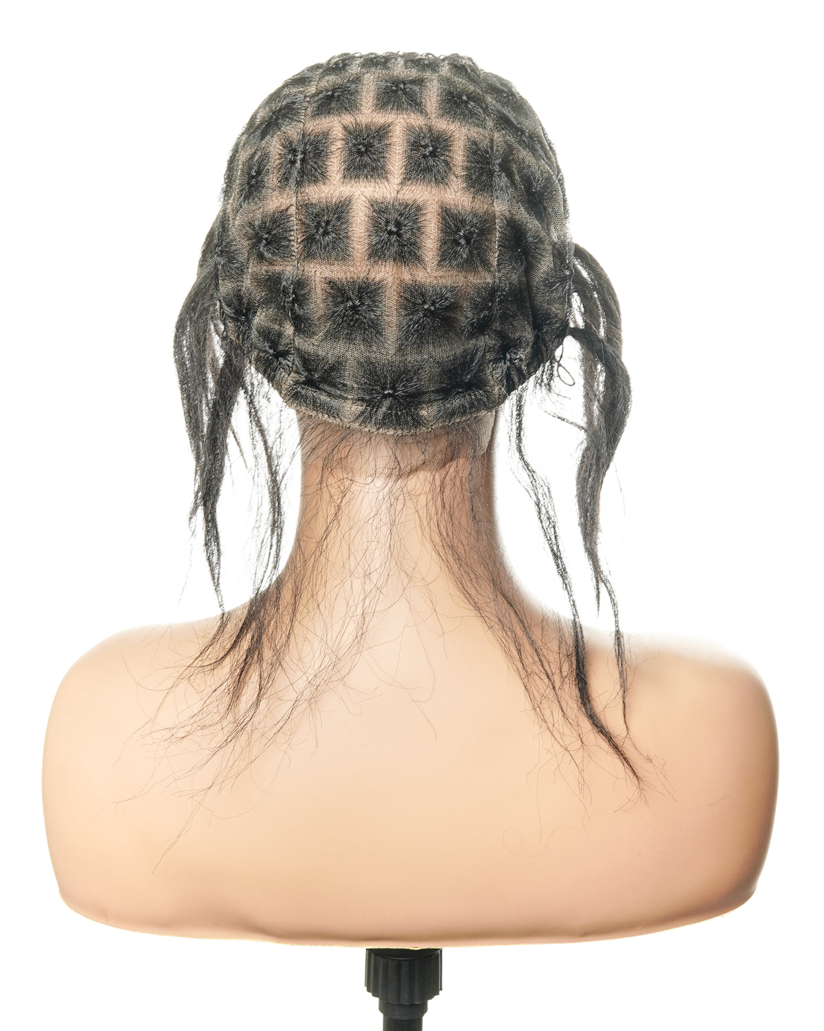 HD Full Lace Cap for Hair Braiding - Human Hair Baby Hair - For Alopecia & Thinning Hair
