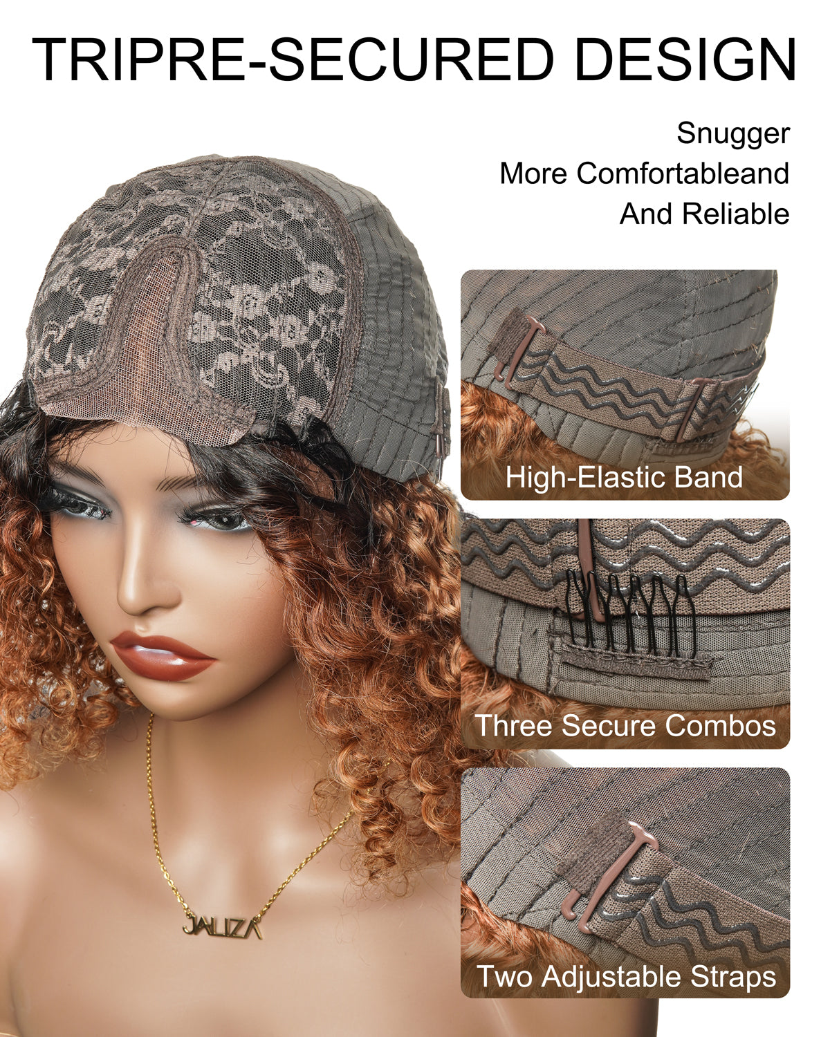 Bobrina 14" 100% Virgin Human Hair Deep Wave Bob Glueless Pre Cut Pre Bleached HD Lace Wear to Go (for US Market Only)