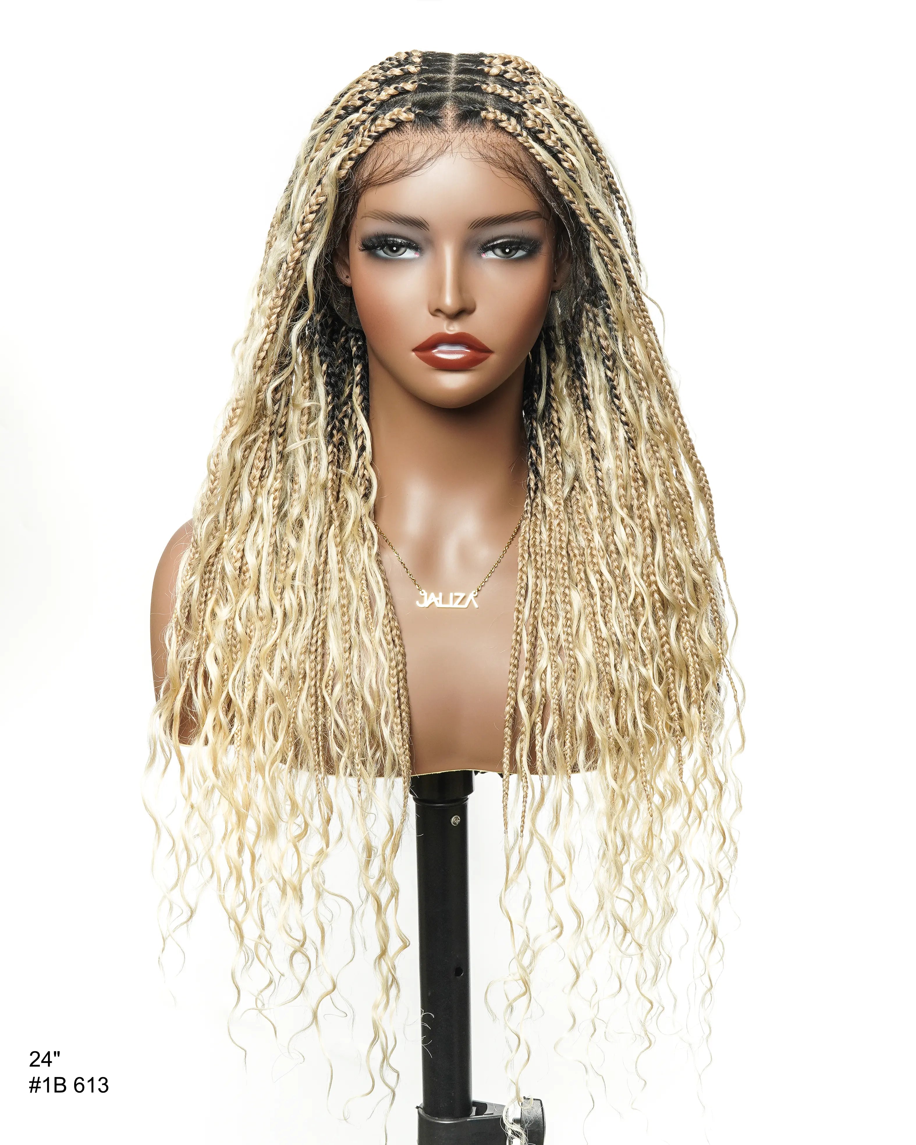 Essential Choice - Small Head Exclusive Boho Braided Wig (Small Cap Size for Petite Head)