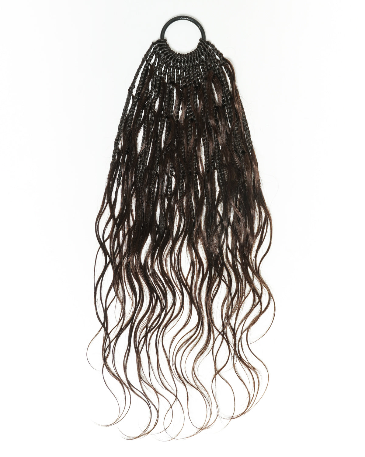 Small Pack 20 Strands Crochet Boho Braids - 12"-24" Loose Body Wave Human Hair Boho Curls ($20 Off as Add-On)