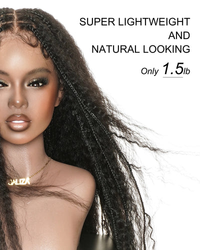 Celia Kinky Straight 48" Kinky Straight Bora Bora Braided Wig