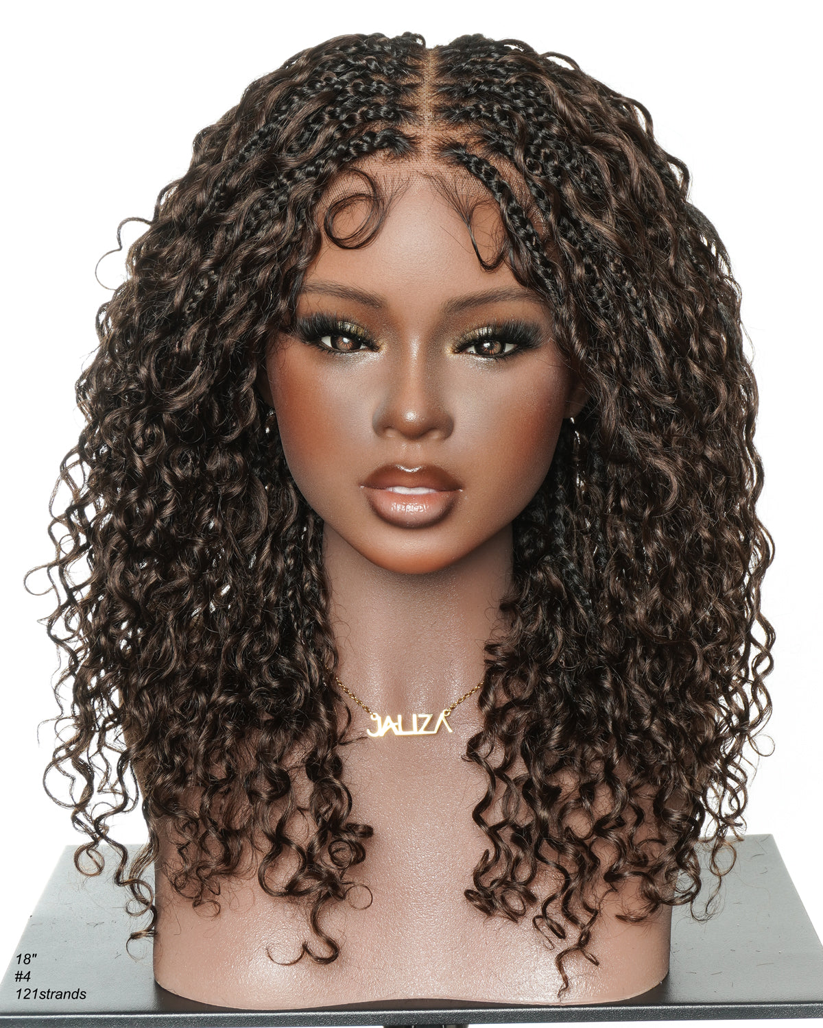 Nami - JALIZA Slip-On™ Glueless Water Wave Boho Box Braided Wig