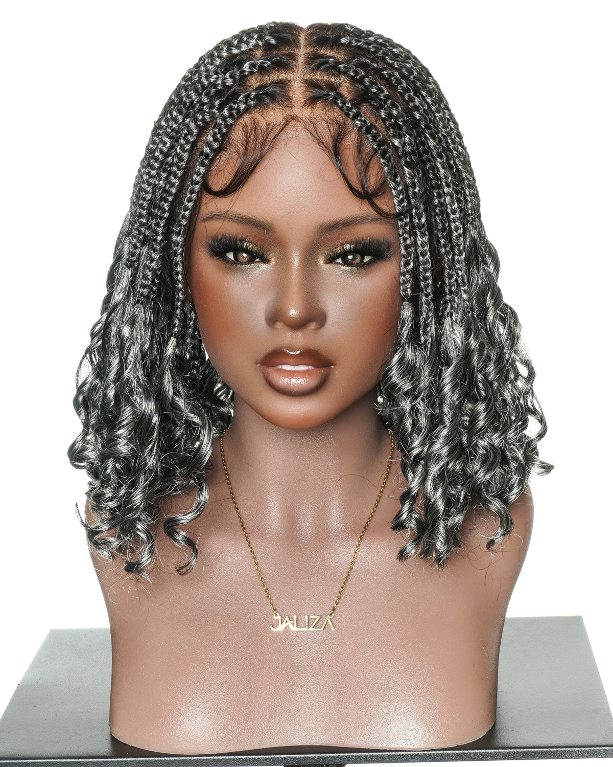 Nina - Slip-On™ Curly Ends Knotless Box Braided Wig