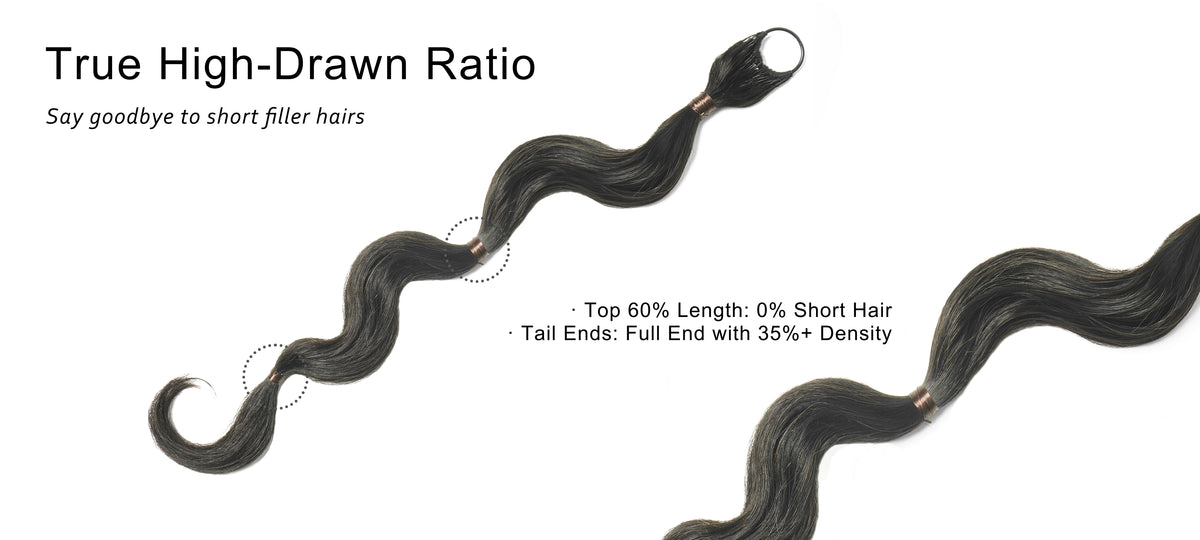 JALIZA Miracle Knots Human Hair Feather Crochet Hair 18 inches density show