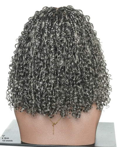 Nami Bob 12" - JALIZA Slip-On™ Water Wave Boho Box Braided Wig