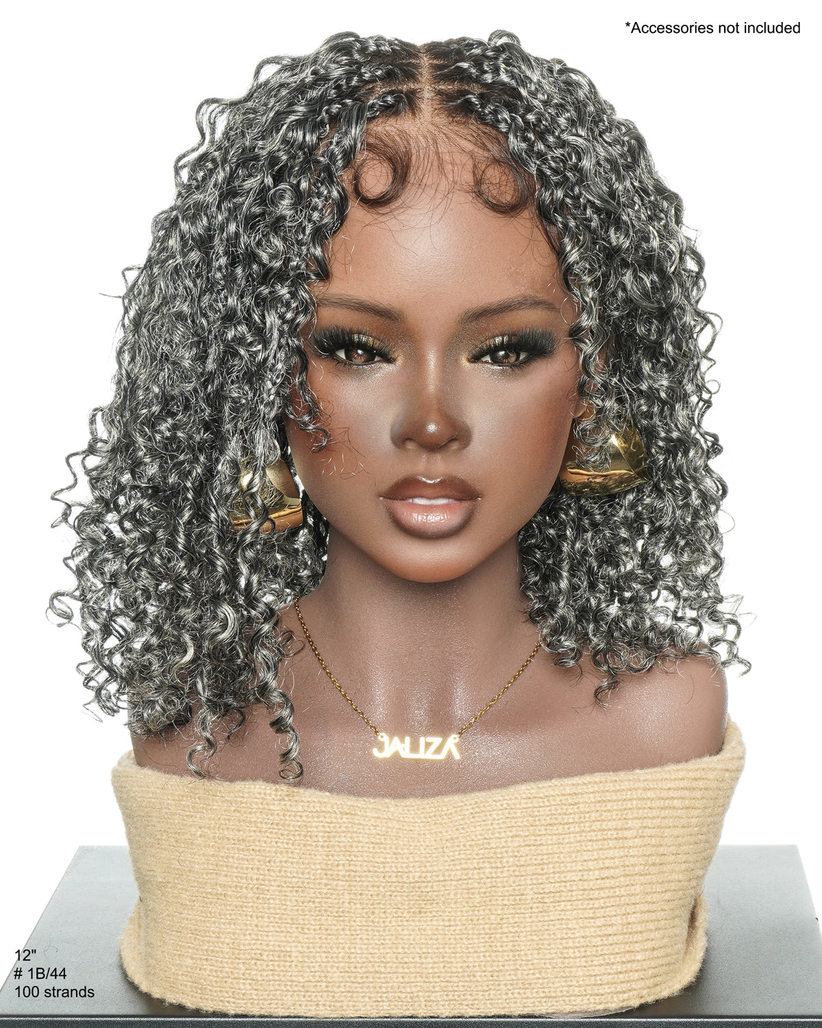 Nami Bob 12" - JALIZA Slip-On™ Water Wave Boho Box Braided Wig