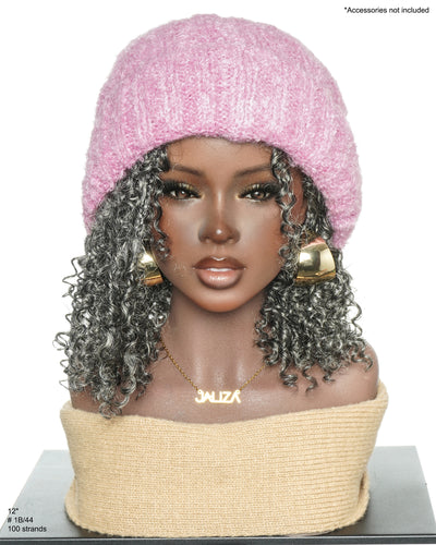 Nami Bob 12" - JALIZA Slip-On™ Water Wave Boho Box Braided Wig