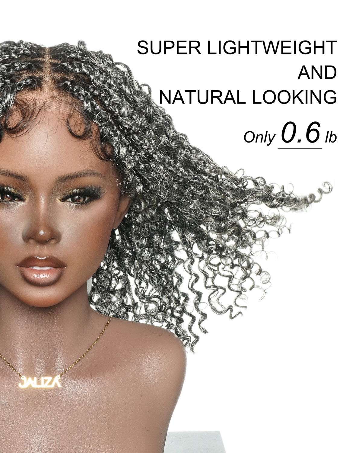 Nami Bob 12" - JALIZA Slip-On™ Water Wave Boho Box Braided Wig