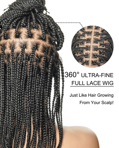 Swiss HD Full Lace Knotless Box Braided Wig