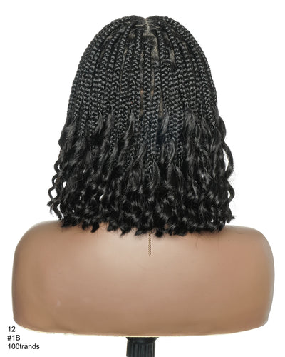 Nina - Slip-On™ Curly Ends Knotless Box Braided Wig