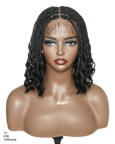 Nina - Slip-On™ Curly Ends Knotless Box Braided Wig
